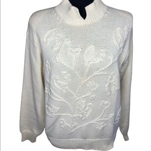 Cream grandma cute sweater